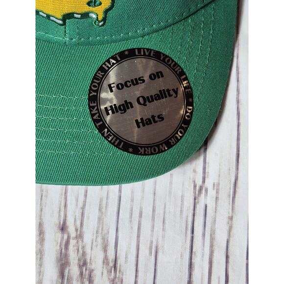 Masters Tournament 2024 Green & White Mesh Cap Snapback Golf PGA Hat - Picture 2 of 9